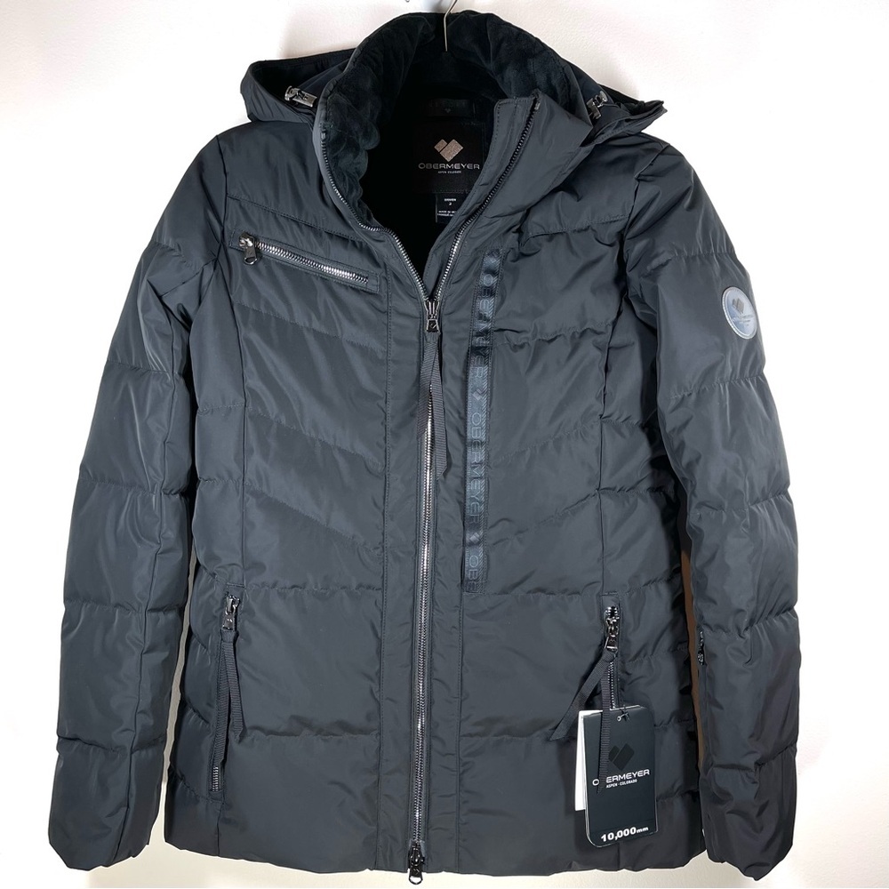 NWT OBERMEYER Women’s Circe Down Black Jacket Size 2 (Regular)